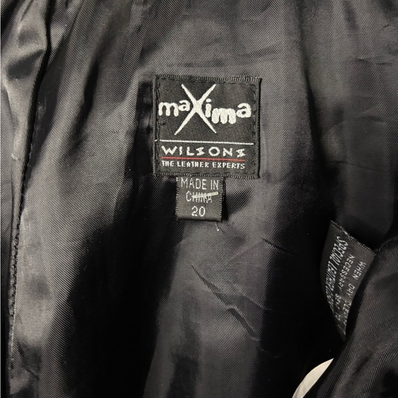 Wilson’s Maxima Black Leather Women’s Pants - Picture 2 of 4